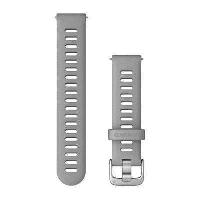 Швидкозмінні ремінці для смарт-годинника Garmin 18 мм силіконові Powder Gray 010-11251-3G фото