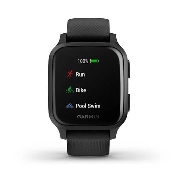 Смарт-годинник Garmin Venu Sq Music Edition чорний з сірим безелем 010-02426-10 фото