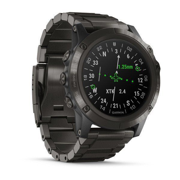 Смарт-часы для пилотов Garmin D2 Delta PX с титановым DLC-ремешком DLC 010-01989-31 фото