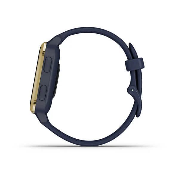 Смарт-часы Garmin Venu Sq Music Edition темно-синие со светло-золотистым безелем 010-02426-12 фото