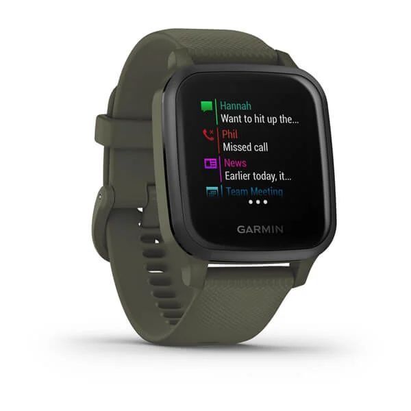 Смарт-часы Garmin Venu Sq Music Edition темно-зеленые с серым безелем 010-02426-13 фото