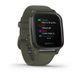 Смарт-часы Garmin Venu Sq Music Edition темно-зеленые с серым безелем 010-02426-13 фото 3