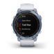 Смарт-часы Garmin fenix 7 Sapphire Solar титановые DLC минерально-синие с белым ремешком 010-02540-25 фото 7