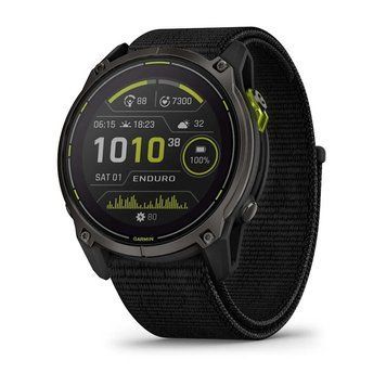 Смарт-часы Garmin Enduro 3 с черным нейлоновым ремешком 010-02751-01 фото