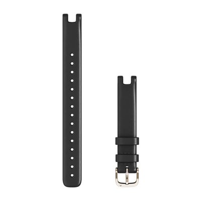 Ремінці для смарт-годинника Garmin 14 мм з італійської шкіри Black (великі) 010-13068-A5 фото