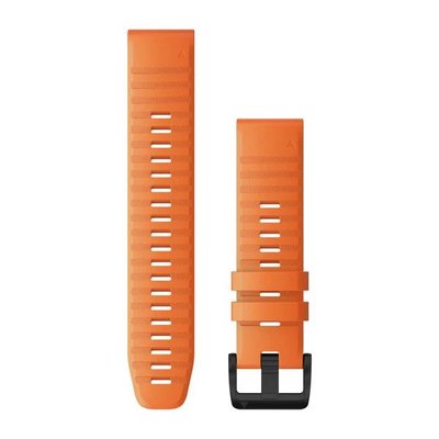 Ремінці для смарт-годинника Garmin QuickFit 22 силіконові Ember orange 010-12863-01 фото