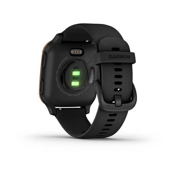 Смарт-годинник Garmin Venu Sq Music Edition чорний з рожево-золотистим безелем 010-02426-05 фото
