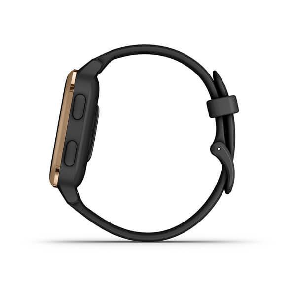 Смарт-годинник Garmin Venu Sq Music Edition чорний з рожево-золотистим безелем 010-02426-05 фото