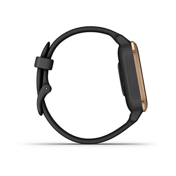Смарт-годинник Garmin Venu Sq Music Edition чорний з рожево-золотистим безелем 010-02426-05 фото