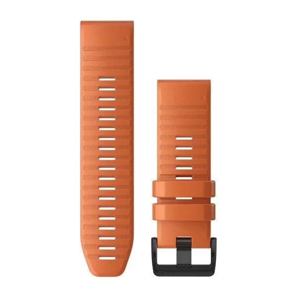Ремешки для смарт-часов Garmin QuickFit 26 силиконовые Ember Orange 010-12864-01 фото