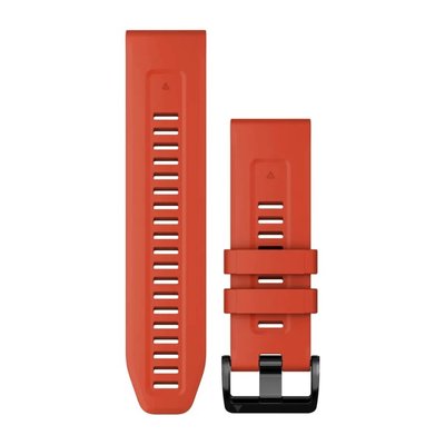 Ремешки для смарт-часов Garmin QuickFit 26 силиконовые Flame Red 010-13117-04 фото