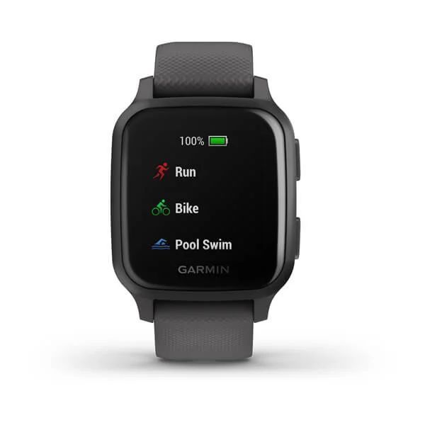 Смарт-часы Garmin Venu Sq с серыми ремешком и безелем 010-02427-10 фото