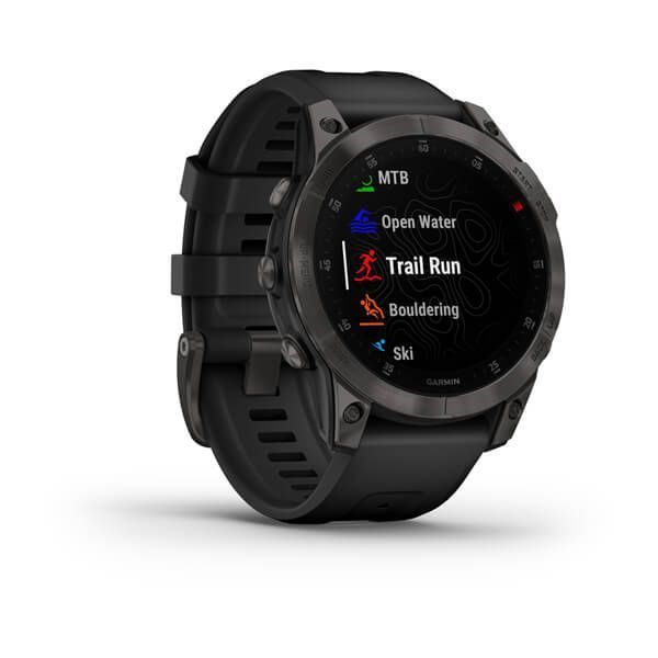 Смарт-часы Garmin epix (Gen 2) Sapphire титановые черные  010-02582-11 фото