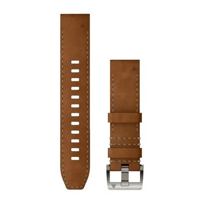 Ремешки для смарт-часов Garmin QuickFit 22 кожаные/FKM brown/black 010-13225-08 фото