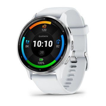 Смарт-годинник Garmin Venu 3 білий / сріблястий із силіконовим ремінцем 010-02784-00 фото