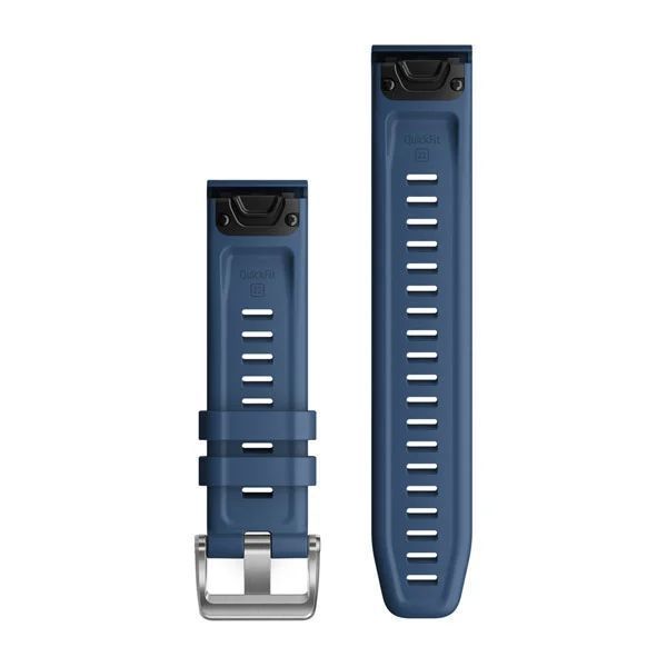Ремешки для часов Garmin QuickFit 22 силиконовые, цвета капитанский синий 010-12863-21 фото