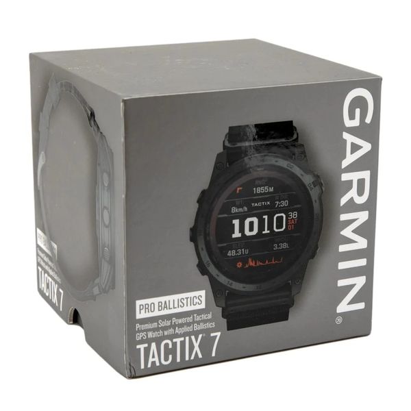 Смарт-годинник Garmin tactix 7 Pro Ballistic Solar із нейлоновим ремінцем 010-02704-21 фото