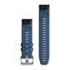 Ремешки для часов Garmin QuickFit 22 силиконовые, цвета капитанский синий 010-12863-21 фото 2