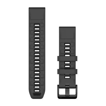 Ремешки для часов Garmin QuickFit 22 силиконовые, графитовые/черные 010-13392-10 фото