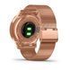Смарт-годинник Garmin vivomove Luxe Premium із рожево-золотистими корпусом та ремінцем 010-02241-24 фото 7