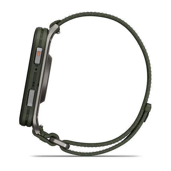 Смарт-годинник Garmin Venu X1 моховий титан з моховим нейлоновим ремінцем ComfortFit 010-02980-03 фото