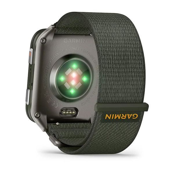 Смарт-годинник Garmin Venu X1 моховий титан з моховим нейлоновим ремінцем ComfortFit 010-02980-03 фото