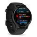 Смарт-годинник Garmin Venu 3 чорний / грифельний із силіконовим ремінцем 010-02784-01 фото 3
