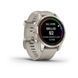 Смарт-часы Garmin fenix 7S Pro Sapphire Solar Edition золотистые с песочным ремешком 010-02776-15 фото 3