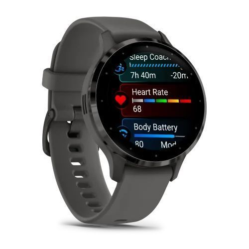 Смарт-годинник Garmin Venu 3s сірий / сланцевий із силіконовим ремінцем 010-02785-00 фото