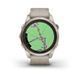 Смарт-годинник Garmin fenix 7S Pro Sapphire Solar Edition золотистий з білим шкіряним ремінцем 010-02776-30 фото 4