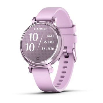 Смарт-годинник Garmin Lily 2 бузковий металік із бузковим силіконовим ремінцем 010-02839-01 фото