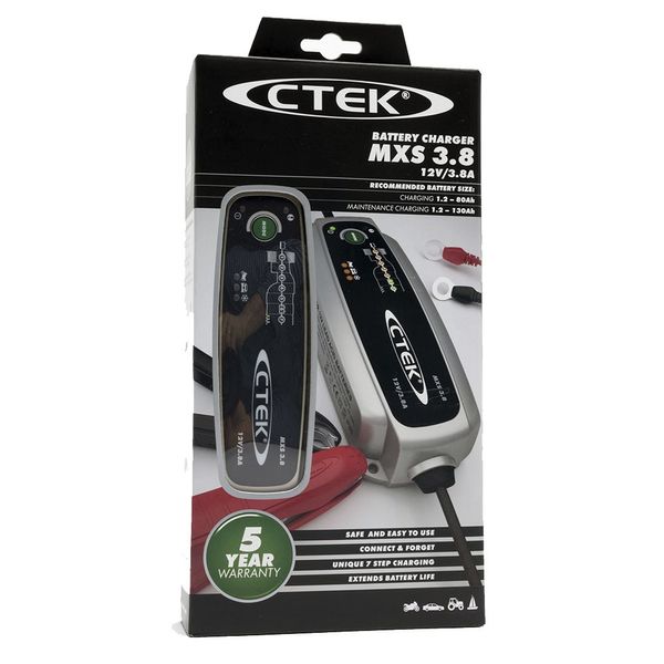 Зарядний пристрій CTEK MXS 3.8 для акумуляторів 40-001 40-001 фото