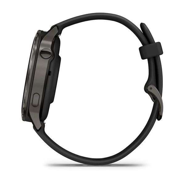 Смарт-годинник Garmin Venu 4 (41 мм) сланцевий з чорним силіконовим ремінцем 010-03013-02 фото