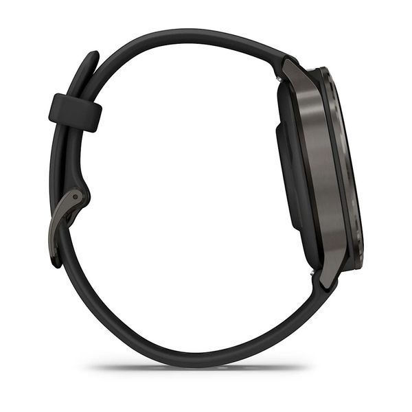 Смарт-годинник Garmin Venu 4 (41 мм) сланцевий з чорним силіконовим ремінцем 010-03013-02 фото
