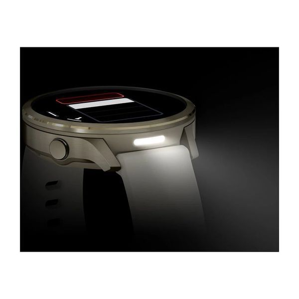 Смарт-часы Garmin Venu 4 (41 мм) лунное золото с силиконовым ремешком цвета слоновой кости и песочным кожаным 010-03013-03 фото