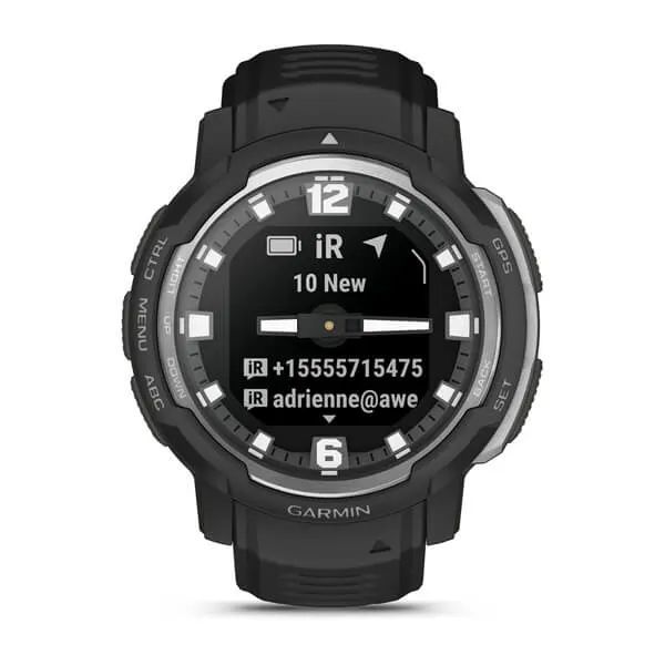 Смарт-часы Garmin Instinct Crossover черные 010-02730-03 фото