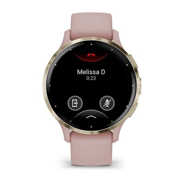 Смарт-часы Garmin Venu 3s розовый / золотистый с силиконовым ремешком 010-02785-03 фото