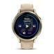 Смарт-часы Garmin Venu 4 (41 мм) лунное золото с силиконовым ремешком цвета слоновой кости и песочным кожаным 010-03013-03 фото 5
