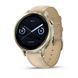 Смарт-часы Garmin Venu 4 (41 мм) лунное золото с силиконовым ремешком цвета слоновой кости и песочным кожаным 010-03013-03 фото 2