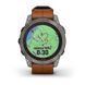 Смарт-годинник Garmin fenix 7 Pro Sapphire Solar Edition титановий зі шкіряним ремінцем 010-02777-30 фото 7