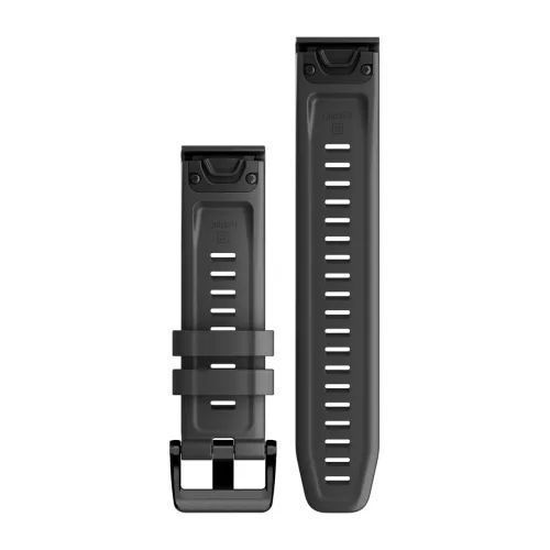 Ремешки для часов Garmin QuickFit 22 силиконовые графитовые 010-13111-01 фото