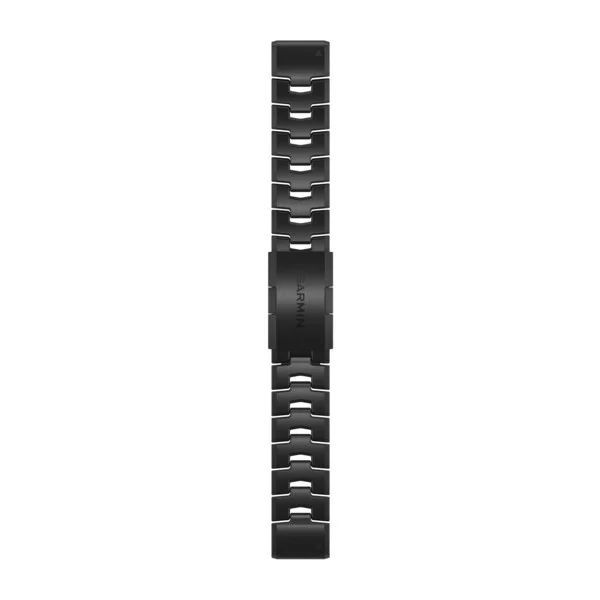 Ремінці для смарт-годинника Garmin QuickFit 22 титанові вентильовані Carbon grey DLC 010-12863-09 фото
