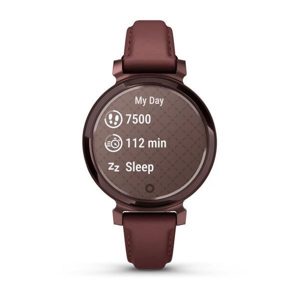 Смарт-годинник Garmin Lily 2 Classic темно-бронзовий із шовковичним шкіряним ремінцем 010-02839-03 фото