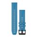 Ремінці для смарт-годинника Garmin QuickFit 22 силіконові Cirrus Blue 010-13111-30 фото