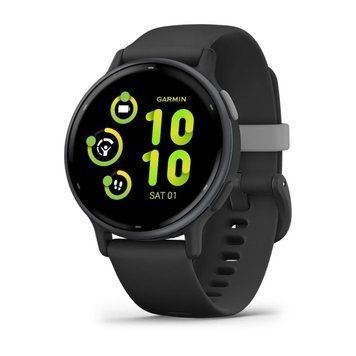 Смарт-часы Garmin vivoactive 5 черные / сланцевый с силиконовым ремешком 010-02862-10 фото