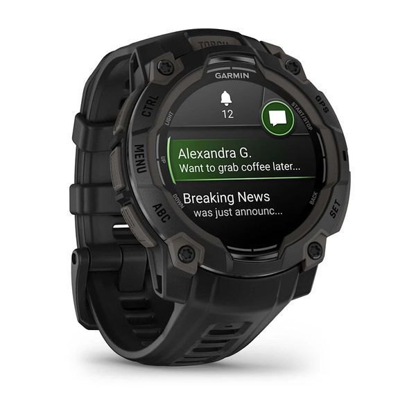 Смарт-годинник Garmin Instinct 3 (45 мм) AMOLED чорний 010-02936-00 фото