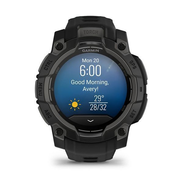 Смарт-годинник Garmin Instinct 3 (45 мм) AMOLED чорний 010-02936-00 фото