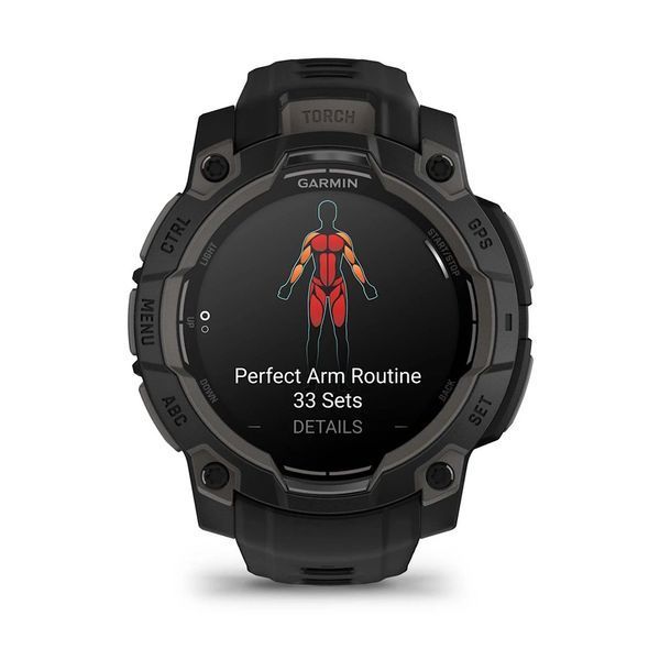 Смарт-годинник Garmin Instinct 3 (45 мм) AMOLED чорний 010-02936-00 фото