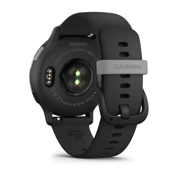 Смарт-годинник Garmin vivoactive 5 чорний / сланцевий із силіконовим ремінцем 010-02862-10 фото