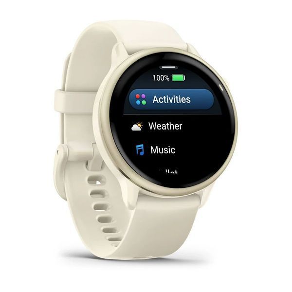 Смарт-годинник Garmin vivoactive 6 золотистий/слонова кістка 010-02985-01 фото